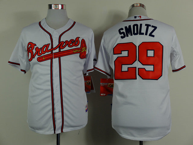 Smoltz Atlanta Braves white jersey