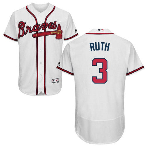 Babe Ruth Atlanta Braves white jersey