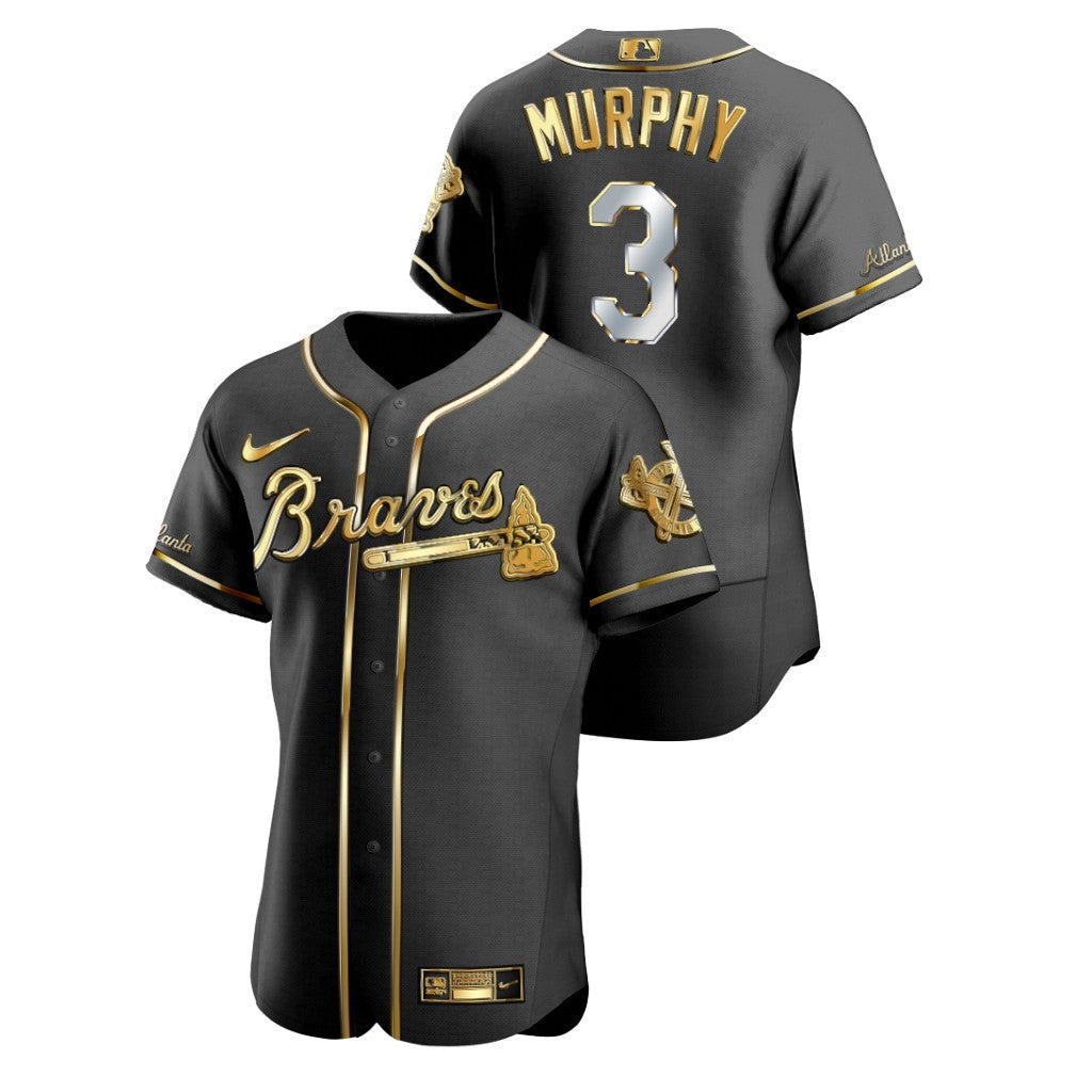 Dale Murphy Atlanta Braves black jersey
