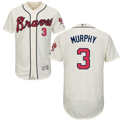 Dale Murphy Atlanta Braves cream jersey