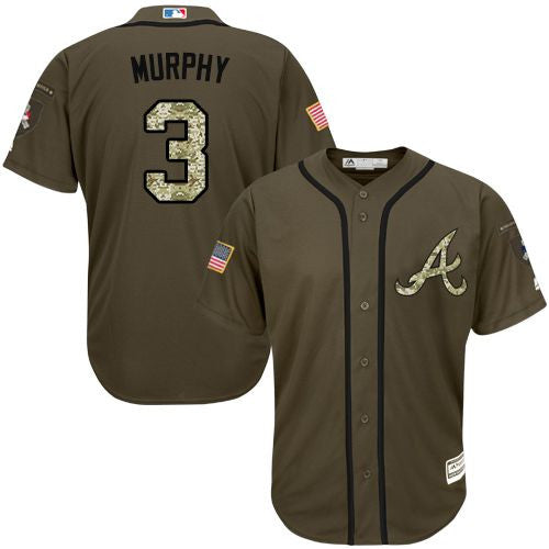 Dale Murphy Atlanta Braves green Salute To Service jersey