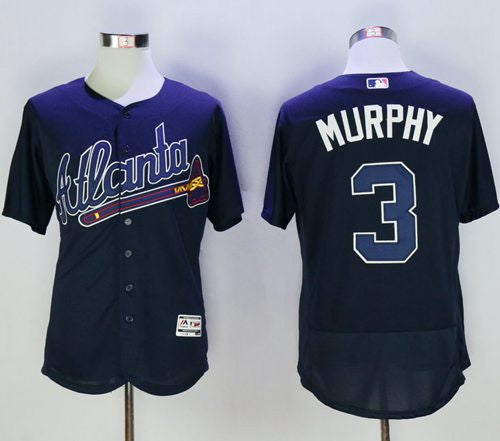 Dale Murphy Atlanta Braves navy Authentic jersey