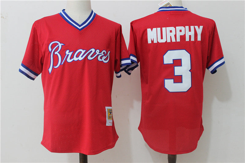 Dale Murphy Atlanta Braves red Cooperstown jersey