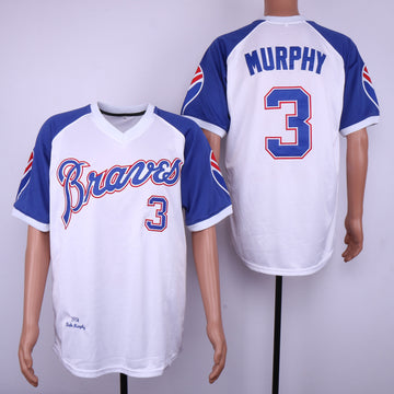 Dale Murphy Atlanta Braves white Throwback jersey