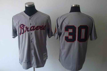 Atlanta Braves grey jersey