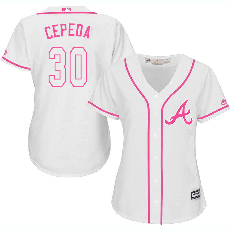 Orlando Cepeda Atlanta Braves white jersey