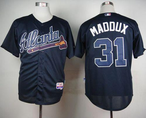 Greg Maddux Atlanta Braves blue jersey