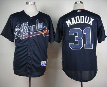 Greg Maddux Atlanta Braves blue jersey