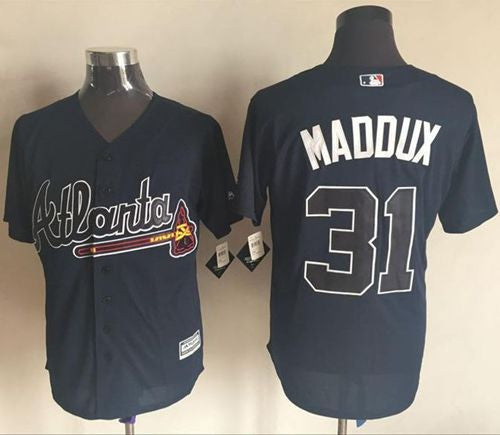Greg Maddux Atlanta Braves blue jersey