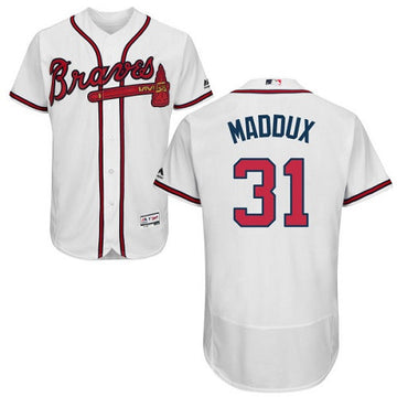 Greg Maddux Atlanta Braves white jersey