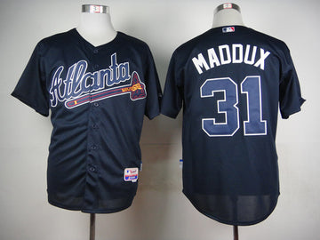 Maddux Atlanta Braves blue jersey