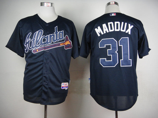 Maddux Atlanta Braves blue jersey