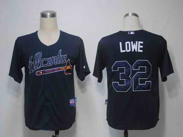 Lowe Atlanta Braves blue jersey