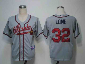 Lowe Atlanta Braves grey jersey