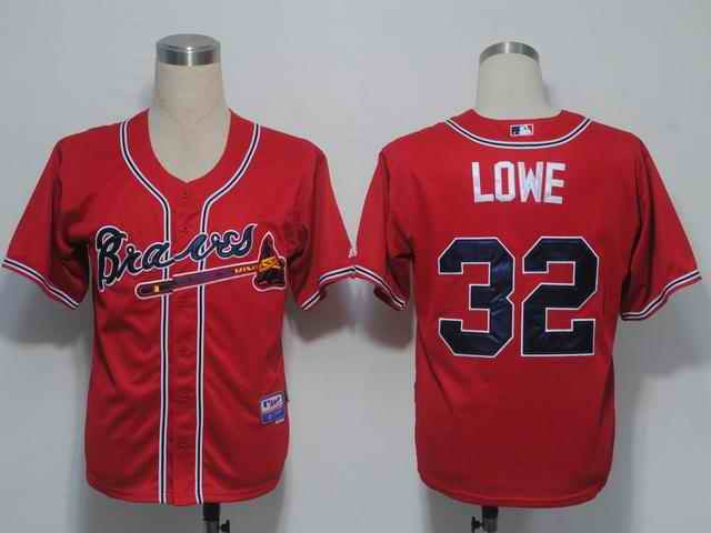 Lowe Atlanta Braves red jersey
