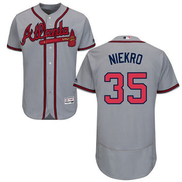 Phil Niekro Atlanta Braves gray jersey