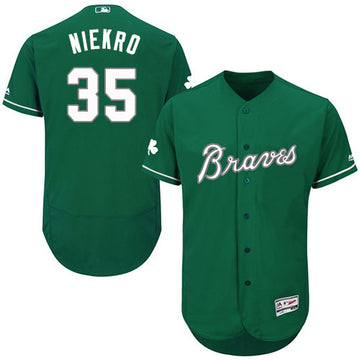 Phil Niekro Atlanta Braves green jersey