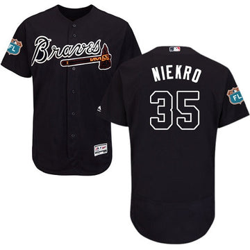 Phil Niekro Atlanta Braves navy jersey