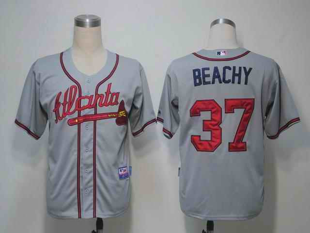 Beachy Atlanta Braves grey jersey