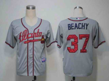 Beachy Atlanta Braves grey jersey