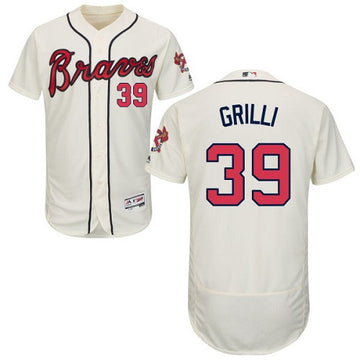 Jason Grilli Atlanta Braves cream jersey