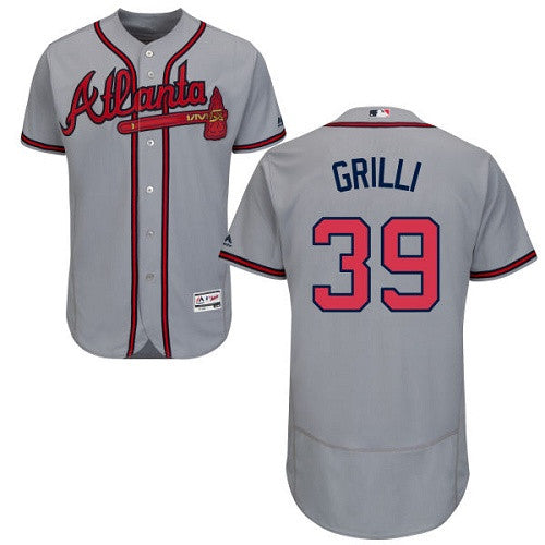 Jason Grilli Atlanta Braves gray jersey
