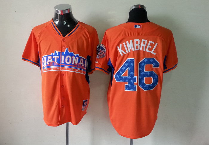 Kimbrel Atlanta Braves orange jersey