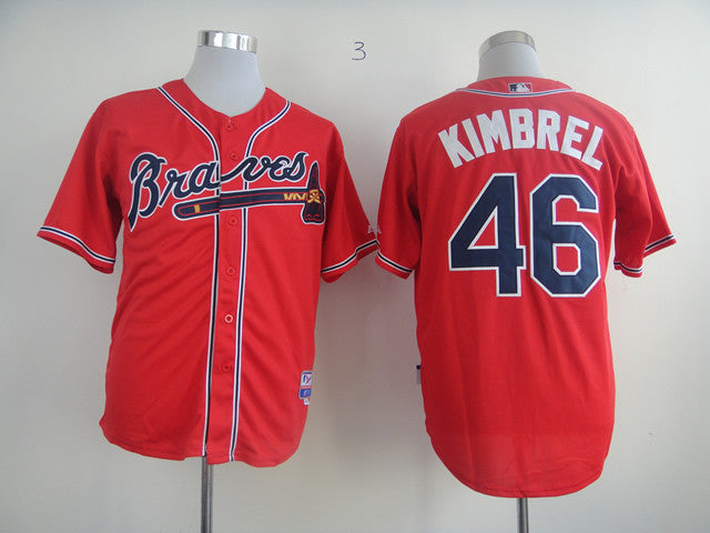 Kimbrel Atlanta Braves red jersey