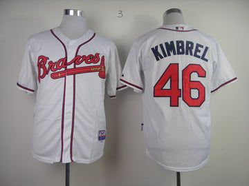 Kimbrel Atlanta Braves white jersey