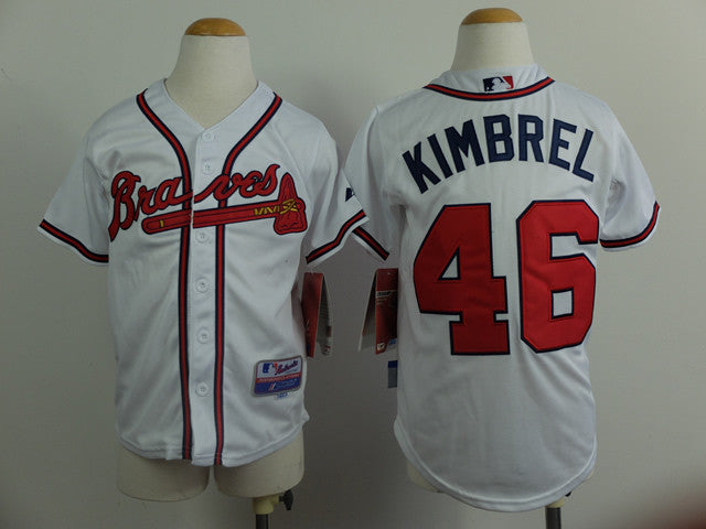 Kimbrel Atlanta Braves white jersey