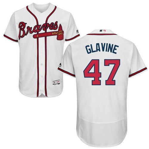 Tom Glavine Atlanta Braves white jersey