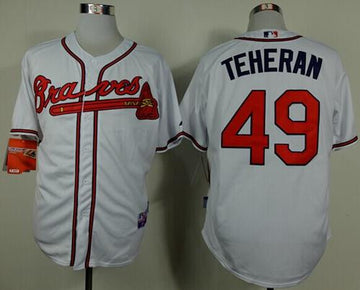 Julio Teheran Atlanta Braves white jersey