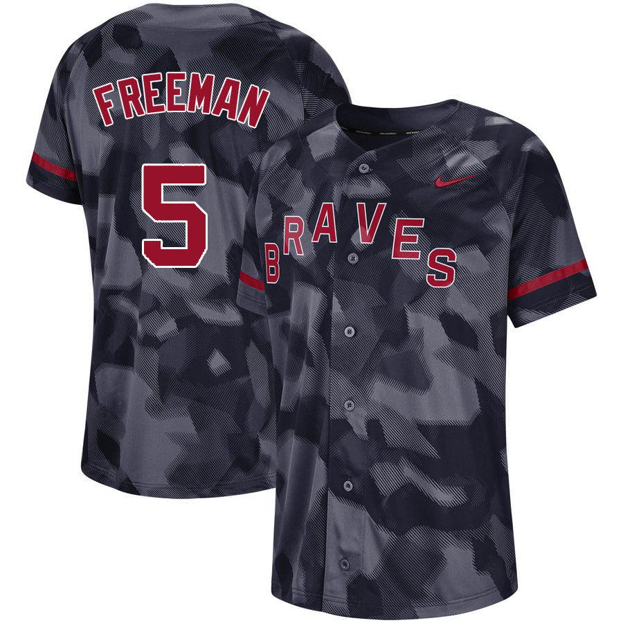 Freddie Freeman Atlanta Braves black Fashion jersey