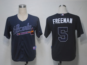 Freddie Freeman Atlanta Braves blue jersey