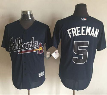Freddie Freeman Atlanta Braves blue jersey