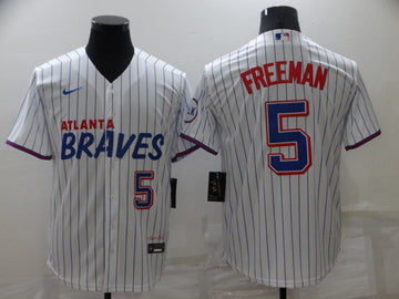 Freddie Freeman Atlanta Braves white City Connect jersey