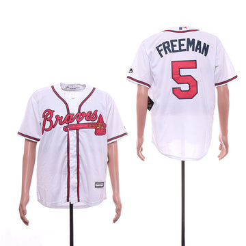 Freddie Freeman Atlanta Braves white jersey