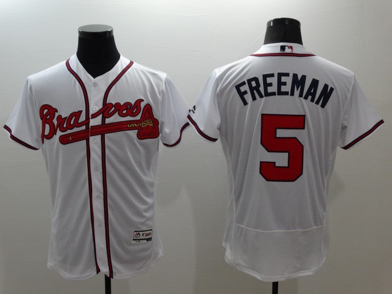 Freddie Freeman Atlanta Braves white jersey