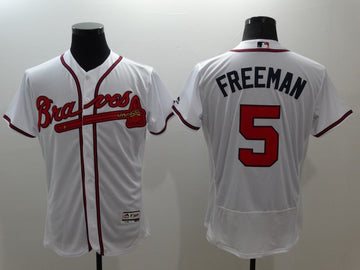 Freddie Freeman Atlanta Braves white jersey