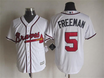 Freddie Freeman Atlanta Braves white jersey