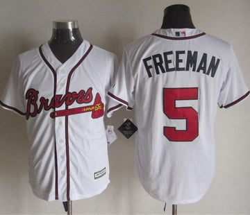 Freddie Freeman Atlanta Braves white jersey