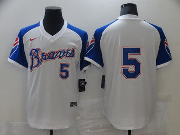 Freddie Freeman Atlanta Braves white jersey