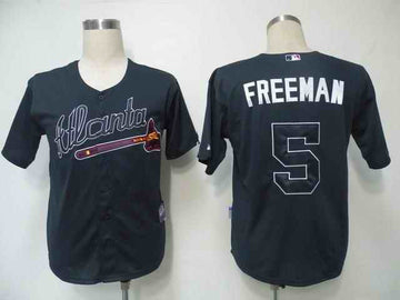 Freeman Atlanta Braves black jersey