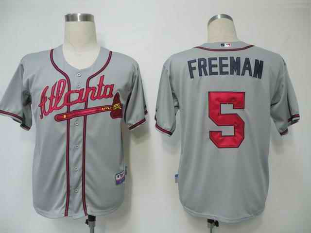 Freeman Atlanta Braves grey jersey
