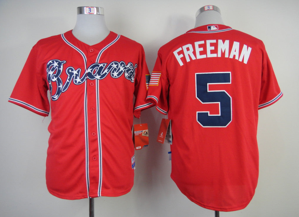 Freeman Atlanta Braves red jersey