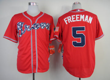 Freeman Atlanta Braves red jersey