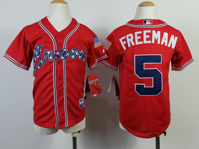 Freeman Atlanta Braves red jersey