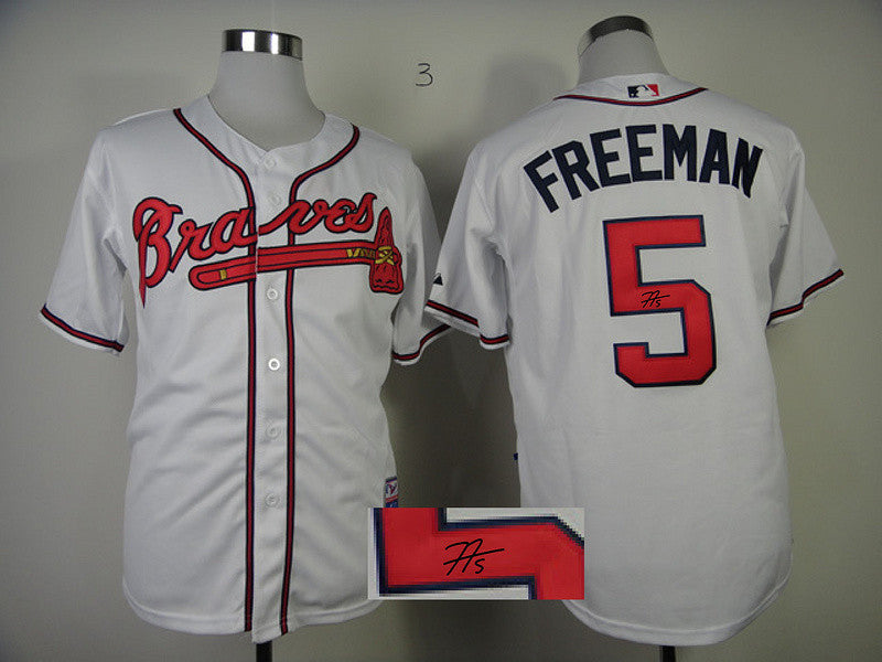 Freeman Atlanta Braves white jersey