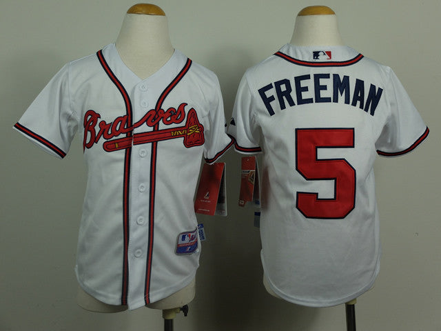 Freeman Atlanta Braves white jersey