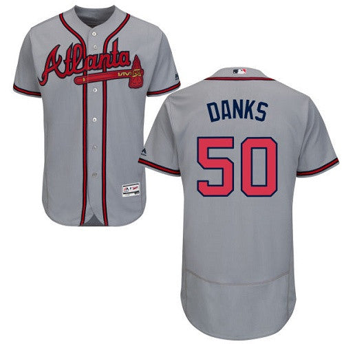 John Danks Atlanta Braves gray jersey